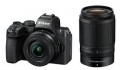 Nikon - Z50 Mirrorless Camera Two Lens Kit with NIKKOR Z DX 16-50mm f/3.5-6.3 VR and NIKKOR Z DX 50-250mm f/4.5-6.3 VR Lenses - Black
