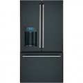 Café - 27.8 Cu. Ft. French Door Smart Refrigerator with Hot Water Dispenser, Customizable - Matte Black