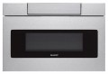 Sharp - 1.2 Cu. Ft. Built-In Microwave Drawer - Stainless Steel- SMD2470AS-4259700