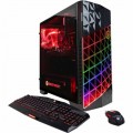 CyberPowerPC - Gamer Master Desktop - AMD Ryzen 5 1600 - 8GB Memory - NVIDIA GeForce GTX 1070 - 2TB Hard Drive - Black/Red