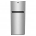 Whirlpool - 16.3 Cu. Ft. Top-Freezer Refrigerator with Flexi-Slide Bin - Stainless Steel