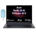 Acer - Upgraded - Swift Go 16 AI Laptop 16.0 WUXGA Display (Ryzen AI 9 465, 32GB, 2TB SSD, Win 11 Pro) w/Dockztorm Wireless Mouse - Obsidian Black