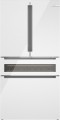 Bosch - 800 Series 20.5 Cu. Ft. French Door Bottom Mount Counter-Depth Refrigerator with Refreshment Center - White