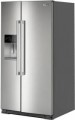 Maytag - 20.85 cu. ft. Counter-Depth Side-by-Side Refrigerator with Arctic Blue Interior - Fingerprint Resistant Stainless Finish