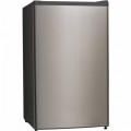Midea - 3.3 Cu. Ft. Compact Refrigerator - Stainless steel