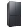 Samsung - BESPOKE 29 cu. ft. 4-Door Flex French Door Smart Refrigerator with Customizable Panel Colors - Navy Glass
