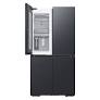 Samsung - Bespoke 23 Cu. Ft. 4--Door Flex French Door Counter Depth Refrigerator with Beverage Zone and Auto Open Door - Stainless Steel