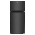 Whirlpool - 16.3 Cu. Ft. Top-Freezer Refrigerator with Flexi-Slide Bin - Black