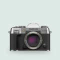 Fujifilm - X-T50 Mirrorless Camera with XC15-45mmF3.5-5.6 OIS PZ Lens - Silver
