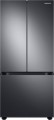 Samsung - 22 cu. ft. Smart 3-Door French Door Refrigerator - Black Stainless Steel