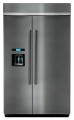 KitchenAid - 29.5 Cu. Ft. Side-by-Side Built-In Refrigerator - Stainless steel