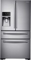 Samsung - 29.7 Cu. Ft. 4-Door Flex French Door Refrigerator - Stainless Steel