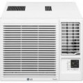 LG - 330 Sq. Ft. 7,600 BTU Smart Window Air Conditioner with Supplemental Heat Function - White