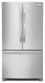 Frigidaire - Gallery 22.4 Cu. Ft. French Door Counter-Depth Refrigerator - Stainless Steel