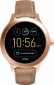 Fossil - Gen 3 Venture Smartwatch 42mm Stainless Steel - Rose Gold with Tan Leather Strap
