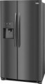 Frigidaire - Gallery 25.6 Cu. Ft. Refrigerator - Black stainless steel-5980703
