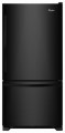 Whirlpool - 18.5 Cu. Ft. Bottom-Freezer Refrigerator - Black-3979838-3979838
