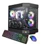 iBUYPOWER - Y60 Gaming Desktop- Intel Core i9 14900KF- 32GB Memory-NVIDIA GeForce RTX 4070 Super 12GB-2TB NVMe SSD - Black