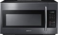 Samsung - 1.8 Cu. Ft. Over-the-Range Microwave with Sensor Cooking - Black Stainless Steel