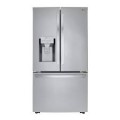 LG - 23.5 Cu. Ft. French Door-in-Door Counter-Depth Refrigerator with Craft Ice - PrintProof Stainless Steel