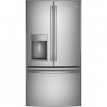 GE - 27.8 Cu. Ft. French Door Refrigerator - Stainless steel