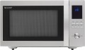 Sharp - 1.6 Cu. Ft. Family-Size Microwave - Stainless steel