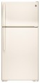 GE - 14.6 Cu. Ft. Top-Freezer Refrigerator - Bisque