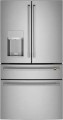 Café - 27.6 Cu. Ft. 4-Door French Door Smart Refrigerator, Customizable - Brushed Stainless Steel