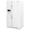 Whirlpool - 24.5 Cu. Ft. Side-by-Side Refrigerator - White