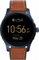 Fossil - Geek Squad Certified Refurbished Q Marshal Smartwatch 45mm Stainless Steel - Blue
