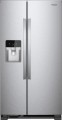 Whirlpool - 24.6 Cu. Ft. Side-by-Side Refrigerator - Stainless steel
