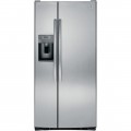 GE - 23.2 Cu. Ft. Side-by-Side Refrigerator - Stainless steel-5638713