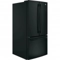 GE - 24.8 Cu. Ft. French Door Refrigerator - High Gloss Black