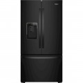 Whirlpool - 23.8 Cu. Ft. French Door Counter-Depth Refrigerator - Black