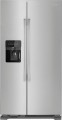 Amana - 24.5 Cu. Ft. Side-by-Side Refrigerator with Water and Ice Dispenser - Stainless steel-6191432