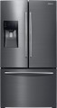 Samsung - 24.6 Cu. Ft. French Door Refrigerator - Black Stainless