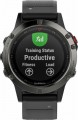 Garmin - fēnix® 5 GPS Heart Rate Monitor Watch Bundle - Slate Gray with Black Band