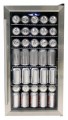 Whynter - 27-Bottle Beverage Cooler - Stainless-Steel/Black