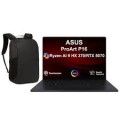 ASUS - Upgraded - ProArt P16 Laptop 16.0 2.8K Display (Ryzen AI 9 HX 370, 32GB, 2TB SSD, Win 11 Pro) w/17in Backpack - Nano Black