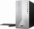 HP - ENVY Desktop - Intel Core i7 - 12GB Memory - AMD Radeon RX 550 - 1TB Hard Drive + 256GB Solid State Drive - HP Finish In Natural Silver Aluminum Diamond