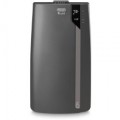 De'Longhi - 500 Sq. Ft 12,000 BTU Portable Air Conditioner with 12,000 BTU Heater - Dark Gray