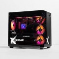 Xidax - X6 Onami Gaming PC – AMD Ryzen 7 7800X3D, RTX 5080 16GB, 32GB DDR5, 2TB NVMe M.2 SSD, Genuine Windows 11 Home - Black
