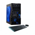 CybertronPC - Borg Q-860X Desktop - AMD Athlon II X4 - 8GB Memory - AMD Radeon R7 360 - 1TB Hard Drive - Black/Blue