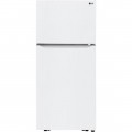 LG - 20.2 Cu. Ft. Top-Freezer Refrigerator - White