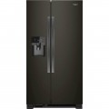 Whirlpool - 21.4 Cu. Ft. Side-by-Side Refrigerator - Black-6078400