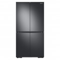 Samsung - 23 cu. ft. 4-Door Flex French Door Counter Depth Refrigerator with WiFi, Beverage Center and Dual Ice Maker - Black Stainless Steel
