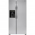 LG - 26.2 Cu. Ft. Side-by-Side Refrigerator - Stainless steel