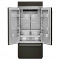 KitchenAid - 20.9 Cu. Ft. Bottom-Freezer Built-In Refrigerator -- Stainless steel