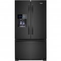 Whirlpool - 24.7 Cu. Ft. French Door Refrigerator - Black-6225304