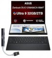 ASUS - Zenbook DUO 2-in-1 Laptop 14.0 WUXGA (Intel Ultra 9-285H, 32GB LPDDR5X, 2TB SSD, Win 11 Home) w/USB Hub - Inkwell Gray